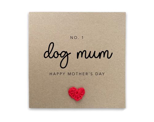 Dog Mum Mothers Day Card, Mothers Day Card For Dog Mum, Dog Parent Mothers Day Card, Happy Mothers Day Card For Dog Mum,  Card from Dog (SKU: MD11 B)