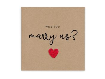 Will You Marry Us Card, Will You Marry Us Officiant Proposition, Will You Marry Us, Wedding Celebrant, Officiant Wedding Card, Marry Us Card (SKU: WC010B)