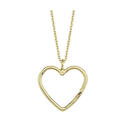 Cupido Herz Halskette Halskette 14 Karat Gold