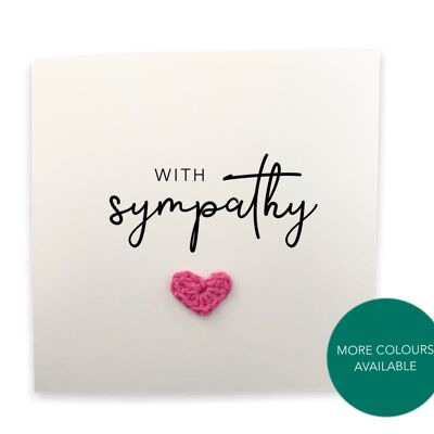 Bereavement card, Sympathy card, Sorry for your loss card, thinking of you, with sympathy card, Thinking of you Card, Sympathy (SKU: SC10W)