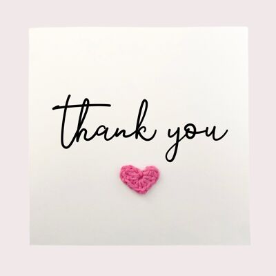 Thank You Card, Thank You So Much Card, Thank You Card, Card For Friend, Card For Her, Card For Him, Thank You Card Simple Thank You (SKU: TY005W)