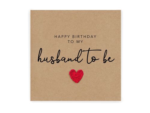 Fiancé Birthday Card, Happy Birthday To My Fiancé, Birthday Card Fiancé, Future Husband Birthday Card, Happy Birthday Husband to be (SKU: BD229B)