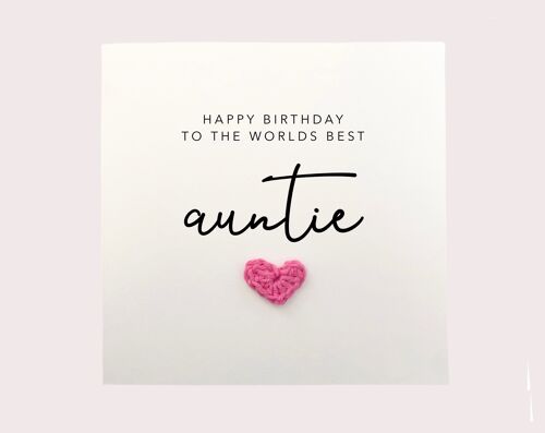 Amazing Auntie On Your Birthday, Auntie Birthday Card, Aunty Birthday Card, Birthday Card For Aunt, Funny Auntie Birthday Card for best aunt (SKU: BD178W)