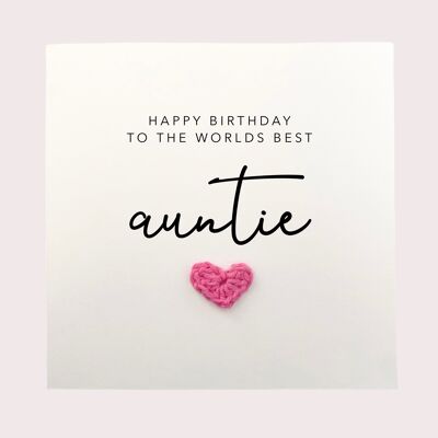 Amazing Auntie On Your Birthday, Auntie Birthday Card, Aunty Birthday Card, Birthday Card For Aunt, Funny Auntie Birthday Card for best aunt (SKU: BD178W)