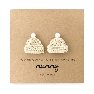 New Twin Baby Card, New Mum Card, Going To Make Such A Lovely Mummy, New Parent To Twins, Mummy To Be Card, Pregnancy Card, Baby Shower Card (SKU: NB086B)