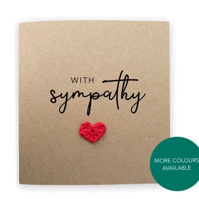 Bereavement card, Sympathy card, Sorry for your loss card, thinking of you, with sympathy card, Thinking of you Card, Sympathy (SKU: SC9B)