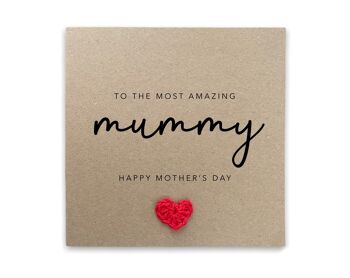 Carte de fête des mères maman, carte de fête des mères pour maman, carte de fête des mères maman, cadeau de fête des mères pour maman, de bébé, carte de bébé (SKU : MD31B)
