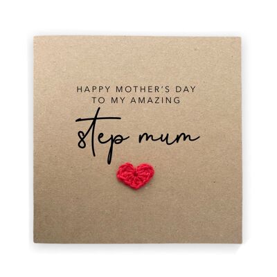 Stiefmutter-Muttertagskarte, glückliche Stiefmutter-Muttertagskarte, Muttertagskarte für Stiefmutter, glückliche Muttertagskarte für Stiefmutter, Mütter (SKU: MD19B)