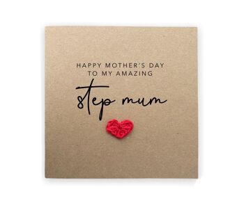 Carte de fête des mères belle-mère, carte de fête des mères heureuse belle-mère, carte de fête des mères pour belle-mère, carte de fête des mères heureuse pour belle-maman, mères (SKU: MD19B)