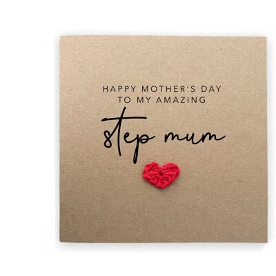Step-Mum Mothers Day Card, Happy Step-Mum Mothers Day Card, Mothers Day Card For Step-Mum, Happy Mothers Day Card For Step-Mummy, Mothers (SKU: MD19B)
