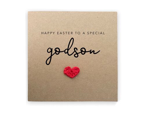 Happy Easter To A Special Godson,Easter Card, Godson Card Baby Boy Easter Card, For Godson, Easter Card, Godson, Easter Card, Easter Card (SKU: EC18B)