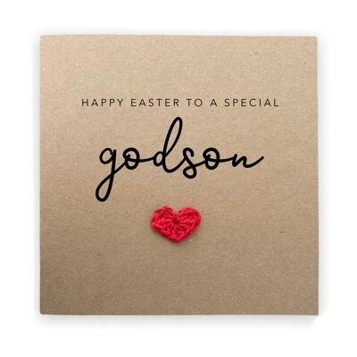 Happy Easter To A Special Godson,Easter Card, Godson Card Baby Boy Easter Card, For Godson, Easter Card, Godson, Easter Card, Easter Card (SKU: EC18B)