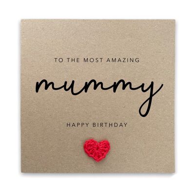 Tarjeta de feliz cumpleaños de mamá, tarjeta del día de la madre para mamá, tarjeta de feliz cumpleaños de mamá, tarjeta del día de cumpleaños para mamá, de bebé, tarjeta de bebé (SKU: BD006B)