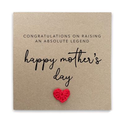 Carte de fête des mères drôle pour maman, carte de fête des mères, carte de fête des mères heureuse, carte de fête des mères maman, carte spéciale fête des mères, du fils, fille (SKU : MD17B)