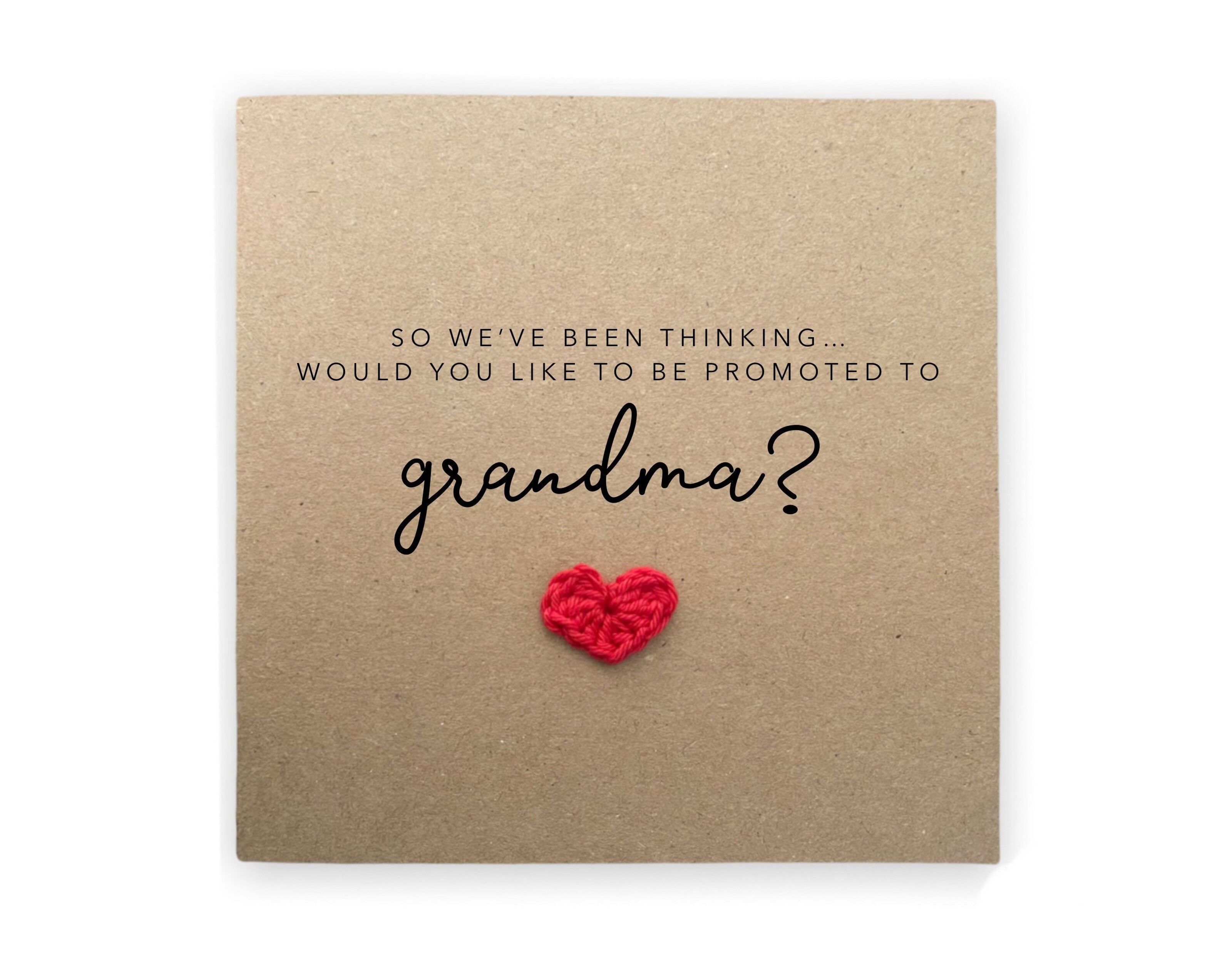 Compra Sarai una carta della nonna, una carta di annuncio di gravidanza,  una futura nonna nonna, una rivelazione del bambino, una gravidanza del  neonato, una carta promozionale (SKU: NB055B) all'ingrosso