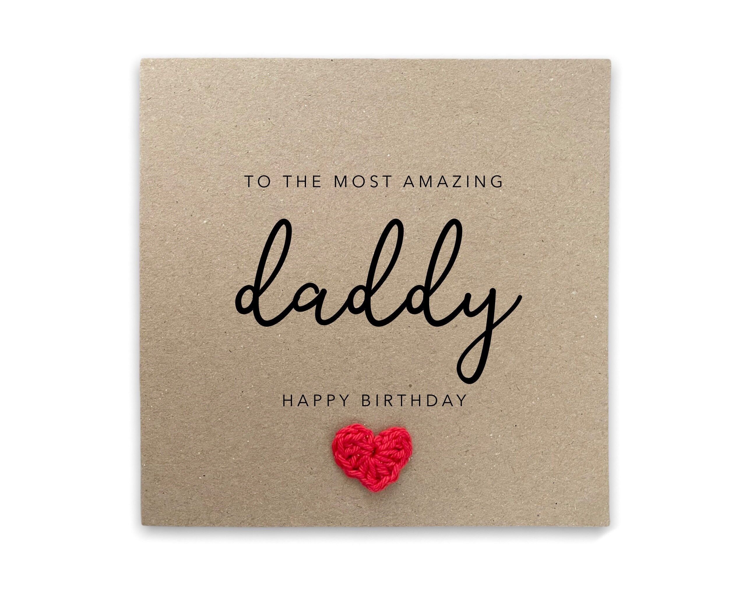 1st birthday as a daddy fashion card