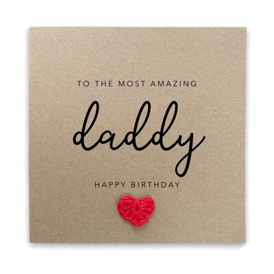 Daddy Birthday Card, Birthday Day Card For Daddy,  Daddy Birthday Card, Card for Daddy, Amazing Daddy Birthday Card from baby bump (SKU: BD005B)