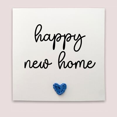 Happy New Home Card, Housewarming, Happy New Home, House Card, First Home, Congratulations, New Home Owner, First Home Card, Moving Card (SKU: NH4W)