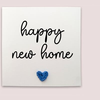 Happy New Home Card, Housewarming, Happy New Home, House Card, First Home, Congratulations, New Home Owner, First Home Card, Moving Card (SKU: NH4W)