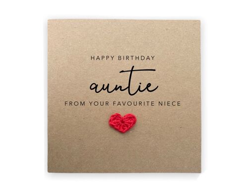 Amazing Auntie On Your Birthday, Auntie Birthday Card, Aunty Birthday Card, Birthday Card For Aunt, Funny Auntie Birthday Card for best aunt (SKU: BD224B)