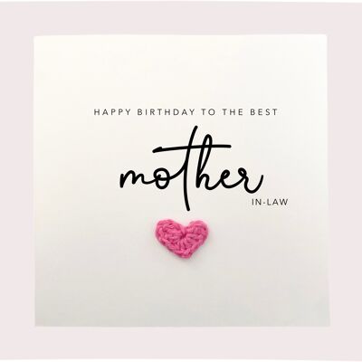 Geburtstagskarte für Schwiegermutter von Schwiegertochter, tolles Geschenk für Schwiegermutter, Geburtstagskarte für Schwiegermutter, personalisierte Geburtstagskarte (SKU: BD166W)