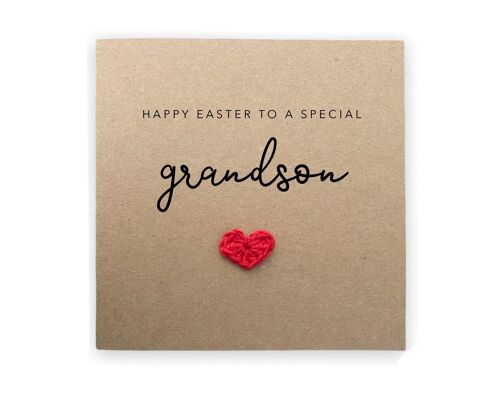 Happy Easter To A Special Grandson,Easter Card, Grandson Card Baby Boy Easter Card, For Grandson, Easter Card, Grandson, Easter Card (SKU: EC17B)