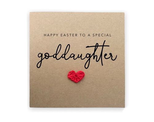 Happy Easter To A Special Goddaughter, Easter Card, Goddaughter Card Baby Boy Easter Card, For Granddaughter, Easter Card, Goddaughter (SKU: EC19B)