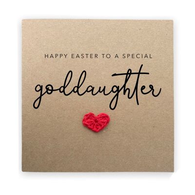 Happy Easter To A Special Goddaughter, Easter Card, Goddaughter Card Baby Boy Easter Card, For Granddaughter, Easter Card, Goddaughter (SKU: EC19B)