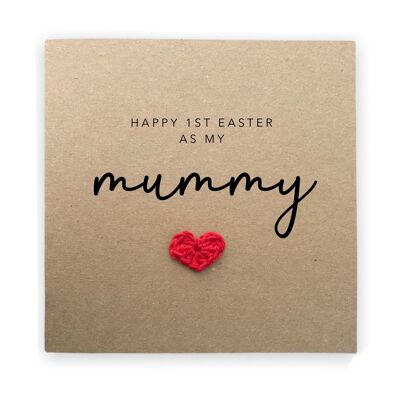 Feliz 1ra Pascua como mi mamá, Tarjeta de Felices Pascuas, Tarjeta de Mamá Primera Pascua, De Hijo, De Bebé, Tarjeta de Niño, Tarjeta de Felices Pascuas (SKU: EC14B)