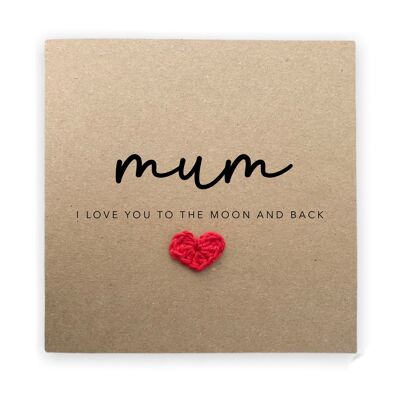 Carte de fête des mères, carte de fête des mères heureuse, carte de fête des mères pour maman, carte de fête des mères, carte spéciale pour la fête des mères, je t'aime maman (SKU : MD32B)