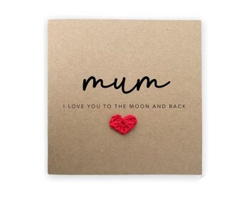 Carte de fête des mères, carte de fête des mères heureuse, carte de fête des mères pour maman, carte de fête des mères, carte spéciale pour la fête des mères, je t'aime maman (SKU : MD32B)
