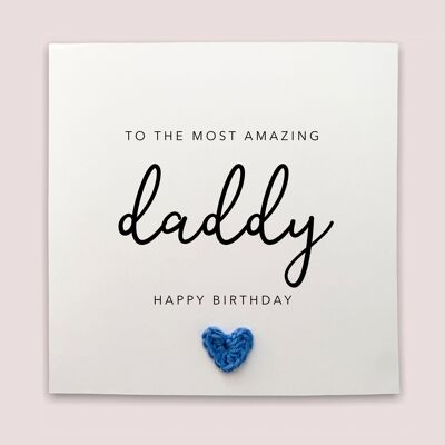 Daddy Birthday Card, Birthday Day Card For Daddy,  Daddy Birthday Card, Card for Daddy, Amazing Daddy Birthday Card from baby bump (SKU: BD005W)