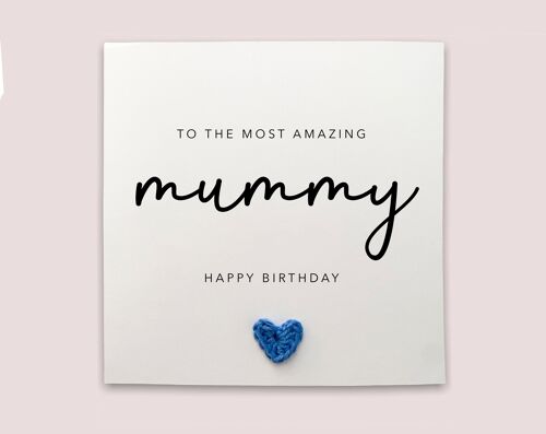 Mummy Happy Birthday Card, Mother's Day  Card For Mummy,  Mummy Happy Birthday Card, Birthday Day Card For Mum, From Baby, Card from baby (SKU: BD006W)