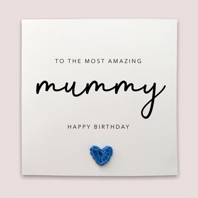 Carte de joyeux anniversaire de maman, carte de fête des mères pour maman, carte de joyeux anniversaire de maman, carte de jour d'anniversaire pour maman, de bébé, carte de bébé (SKU: BD006W)