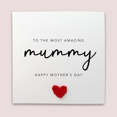 Carte de fête des mères maman, carte de fête des mères pour maman, carte de fête des mères maman, cadeau de fête des mères pour maman, de bébé, carte de bébé (SKU : MD31W)