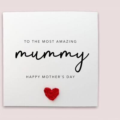 Mummy Mother's Day Card, Mother's Day  Card For Mummy,  Mummy Mother's Day Card, Mother's Day Day Gift For Mum, From Baby, Card from baby (SKU: MD31W)