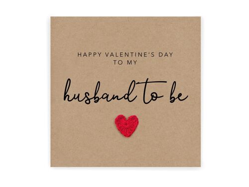 Husband To Be Valentines Day Card, Wife To Be On Valentines Day, Valentines Card For Fiancée, Valentines Card For Husband To Be, Love Card (SKU: VD21B)
