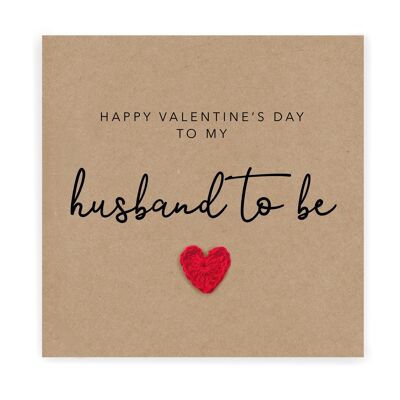 Husband To Be Valentines Day Card, Wife To Be On Valentines Day, Valentines Card For Fiancée, Valentines Card For Husband To Be, Love Card (SKU: VD21B)