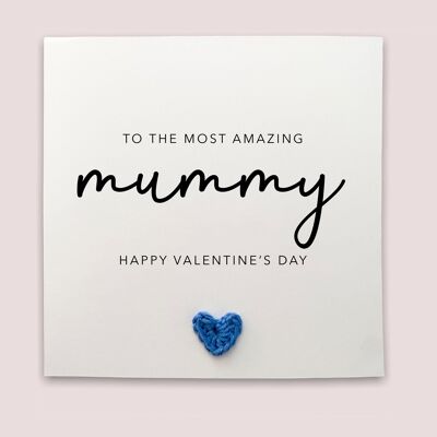 Mama-Valentinsgrußkarte, glückliche Valentinskarte für Mama, personalisierte Mama-Valentinsgrußkarte, glückliches Valentinstagsgeschenk für Mama, vom Baby (SKU: VD16W)