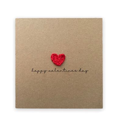 Happy Valentines Day Card, Valentines Day Card For Boyfriend, Partner Wife Husband, Valentines Day Card, 1st Valentines Day Card, Love Card (SKU: VD24B)