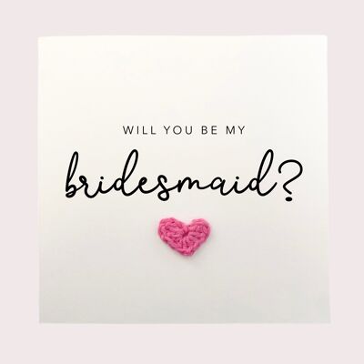 Willst du meine Brautjungfer Karte sein, beste Freundin Brautjungfer, Hochzeitskarte, wirst du mein sein, Brautjungfer Hochzeit, Geschenk für Brautjungfer, Vorschlag (SKU: WC018W)