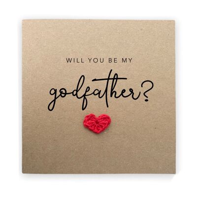 Godfather Proposal, Will You Be My Godfather Christening Invite, Baptism, Will You Be My Godparent, Godfather Card, Personalised , Be My (SKU: NB013B)
