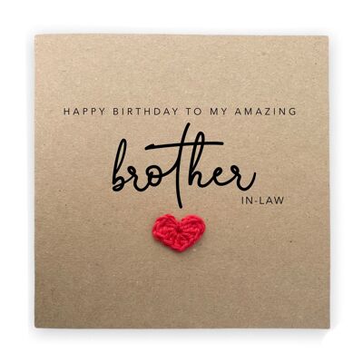 Brother In Law Birthday Card, Happy Birthday Brother In Law Card, Greetings Card, Brother In Law Card, Birthday Brother in law (SKU: BD068B)