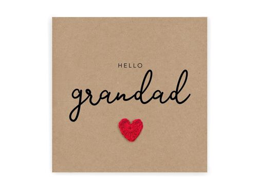 You're going to be a Grandad card, Pregnancy announcement, Grandad Dad to be, Baby Reveal, New Baby Pregnancy, Reveal, Send to Recipient (SKU: NB031B)