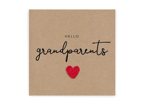 You're going to be a Grandparents card, Pregnancy announcement Card, Grandad Grandma Nan to be, Baby Reveal, New Baby Pregnancy, Recipient (SKU: NB032B)