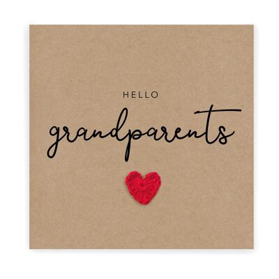 You're going to be a Grandparents card, Pregnancy announcement Card, Grandad Grandma Nan to be, Baby Reveal, New Baby Pregnancy, Recipient (SKU: NB032B)