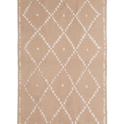 Tapis deco en coton de style BERBERE