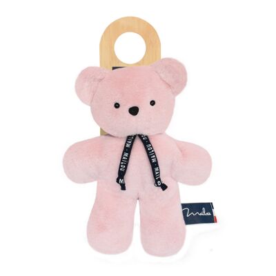 The DORLOTIN Bear - Gingerbread - Powder pink 20 cm