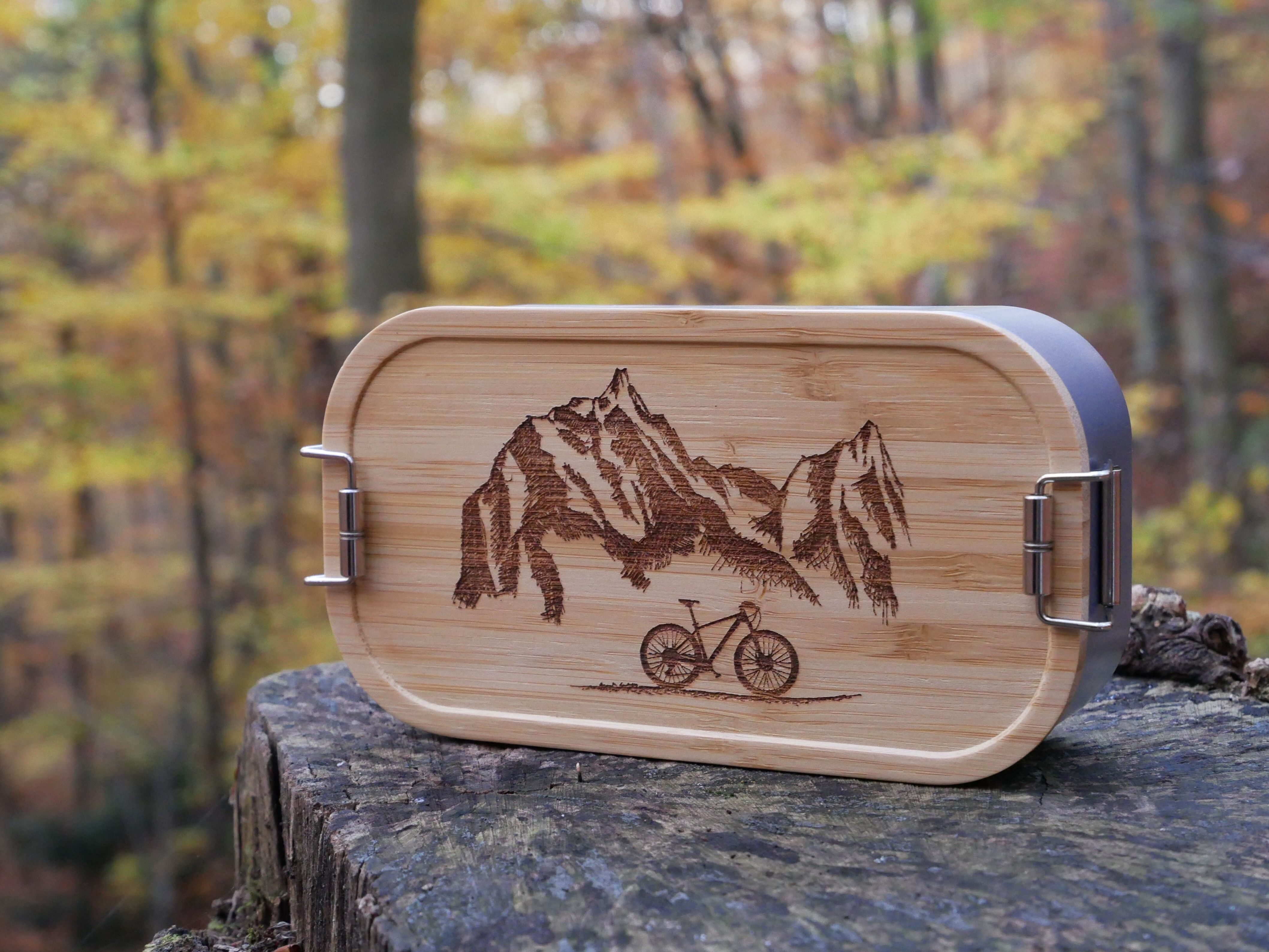 Lunchbox Berge und Rad klein