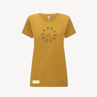 Duurzame dames t-shirt – LOVE AND GRATITUDE – Daily Mantra - Mango